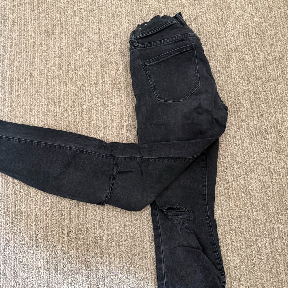 Madewell Women's Skinny Jeans in Black Wash